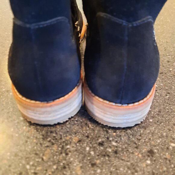 Clarks Black Ankle Boots - Picture 3 of 9